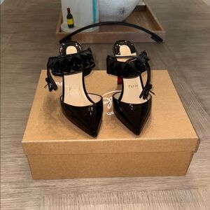 Christian Louboutin Black Patent Leather Heels